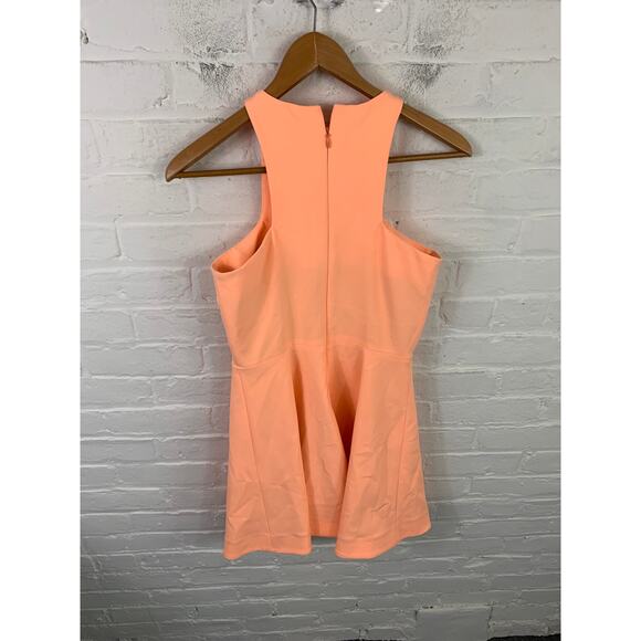 Elizabeth & James Women's Magdalena Fit And Flare Dress Sleeveless Orange Size 6 - Picture 3 of 5